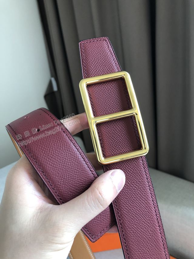 Hermes皮帶 官網同步 38MM 進口原版皮 愛馬仕男士腰帶  xfp2095